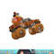 Funny Thanksgiving turkey day riding monster truck kids boy png, sublimation copy.jpg