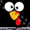 Funny turkey face for thanksgiving family costume png, sublimation copy.jpg