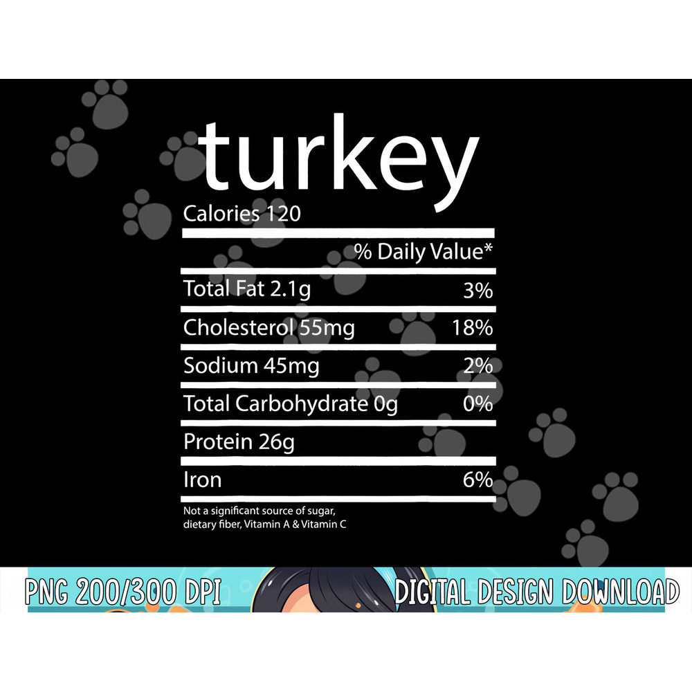 Funny Turkey Family Thanksgiving Nutrition Facts Food Men png, sublimation copy.jpg