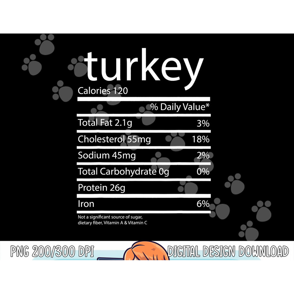 Funny Turkey Family Thanksgiving Nutrition Facts Food Men png, sublimation copy.jpg