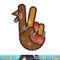Funny Turkey Hand Thanksgiving Retro Vintage Green Top png, sublimation copy.jpg