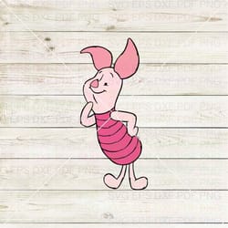 piglet winnie the pooh 035 svg dxf eps pdf png, cricut, cutting file, vector, clipart