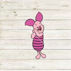piglet winnie the pooh 031 svg dxf eps pdf png, cricut, cutting file, vector, clipart