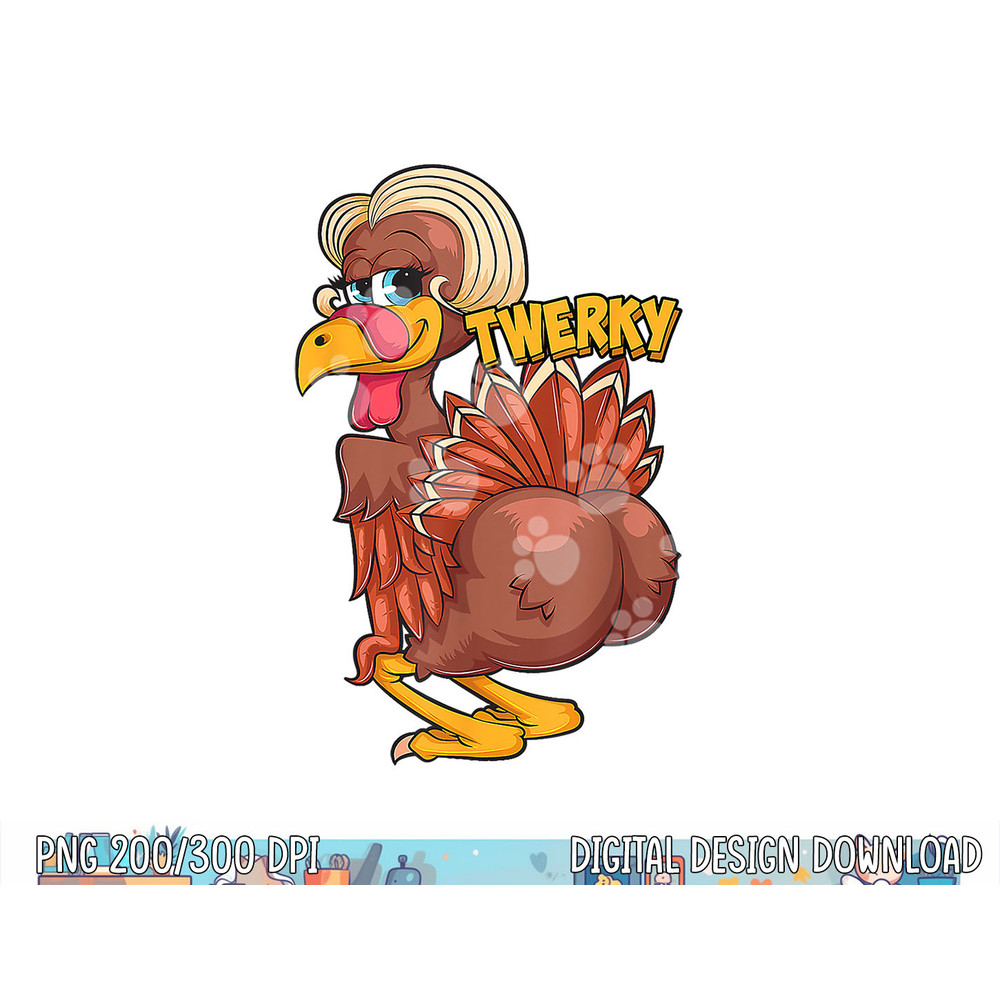 Funny Twerky Dance Cute Love Twerk Dancing Thanksgiving png, sublimation copy.jpg