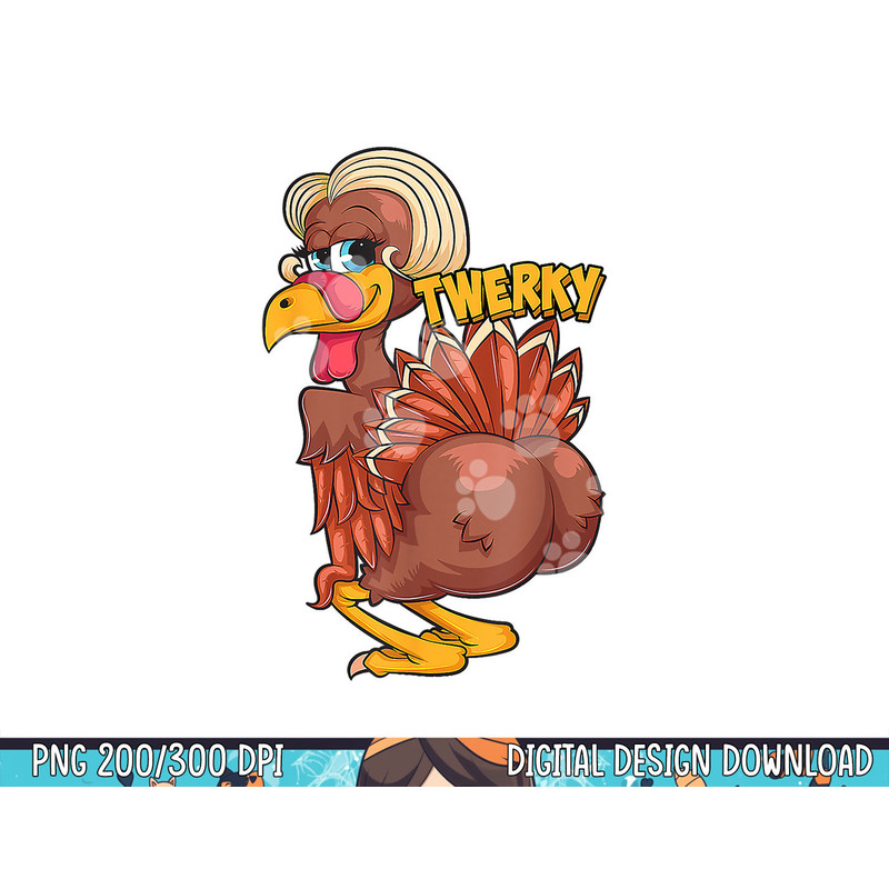 Funny Twerky Dance Cute Love Twerk Dancing Thanksgiving png, sublimation copy.jpg