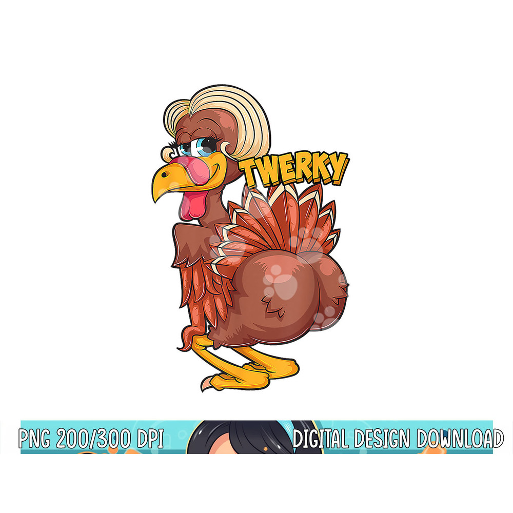 Funny Twerky Dance Cute Love Twerk Dancing Thanksgiving png, sublimation copy.jpg