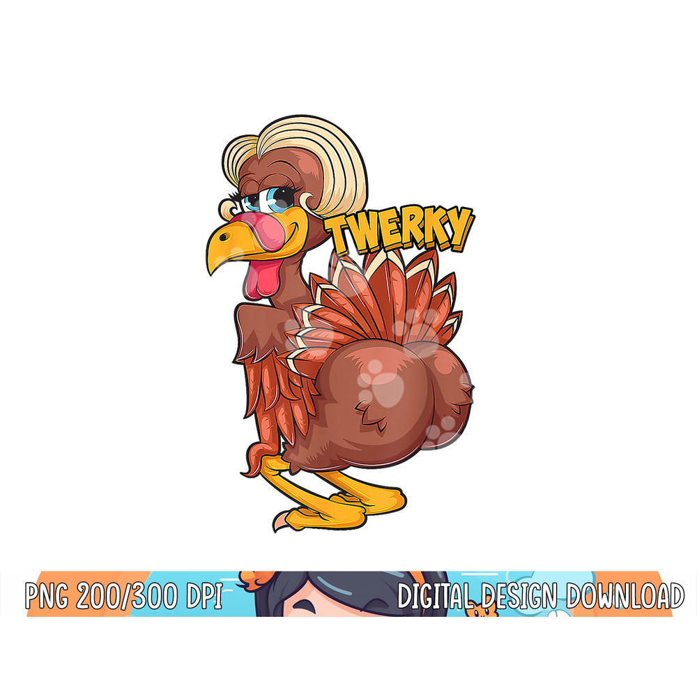 Funny Twerky Dance Cute Love Twerk Dancing Thanksgiving png, sublimation copy.jpg