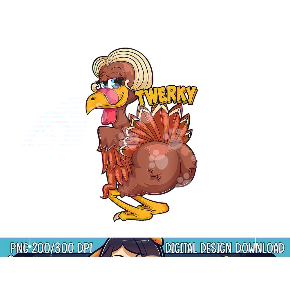 Funny Twerky Dance Cute Love Twerk Dancing Thanksgiving png, sublimation copy.jpg