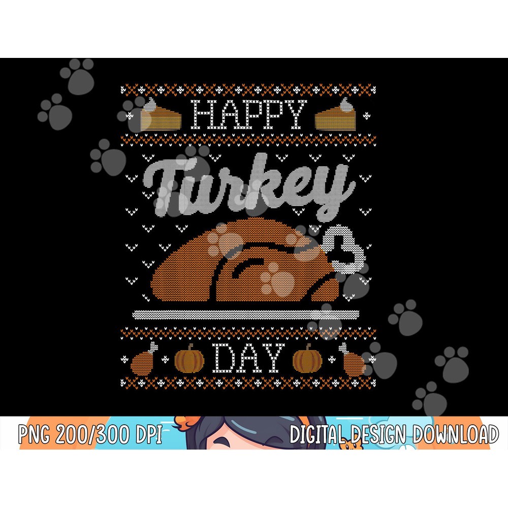 Funny Ugly Thanksgiving Sweater Shirt Happy Turkey Day Tee png, sublimation copy.jpg