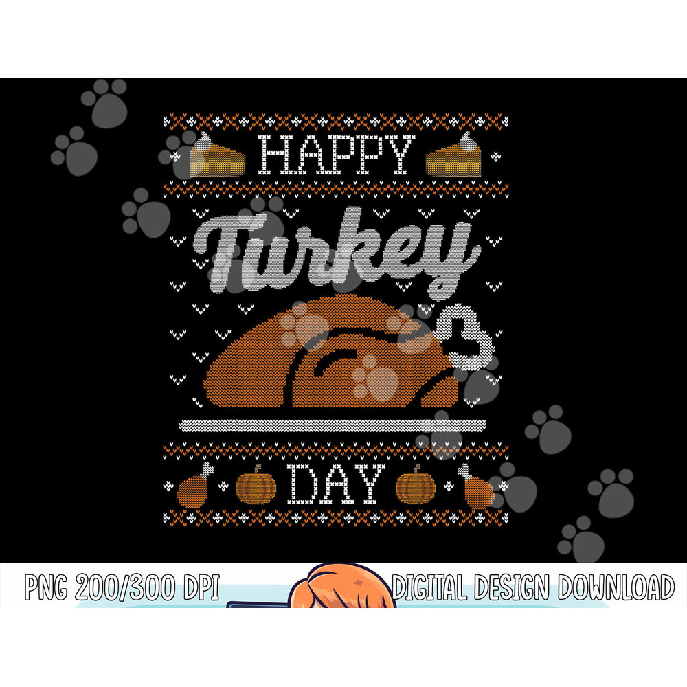Funny Ugly Thanksgiving Sweater Shirt Happy Turkey Day Tee png, sublimation copy.jpg