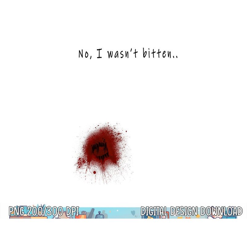 Funny Zombie Bite Halloween T shirt Bitten Injury Men Women png, sublimation copy.jpg