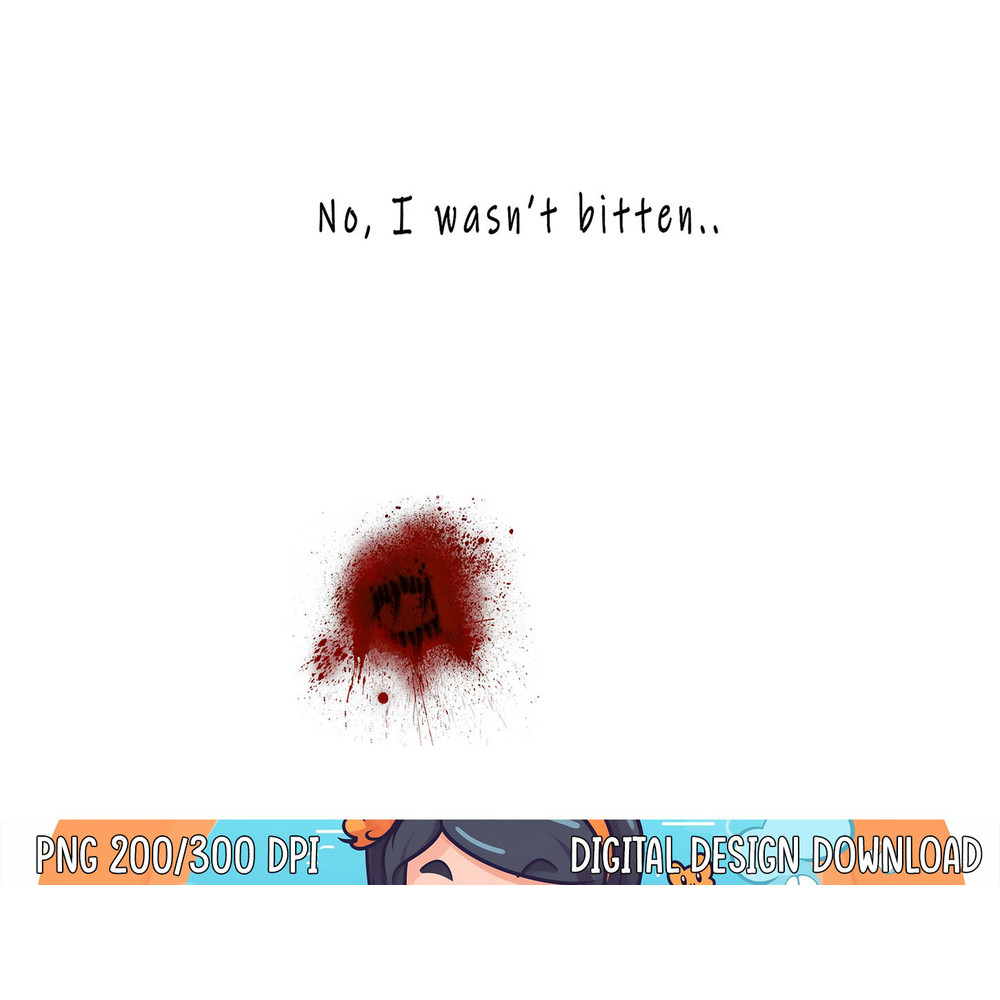 Funny Zombie Bite Halloween T shirt Bitten Injury Men Women png, sublimation copy.jpg
