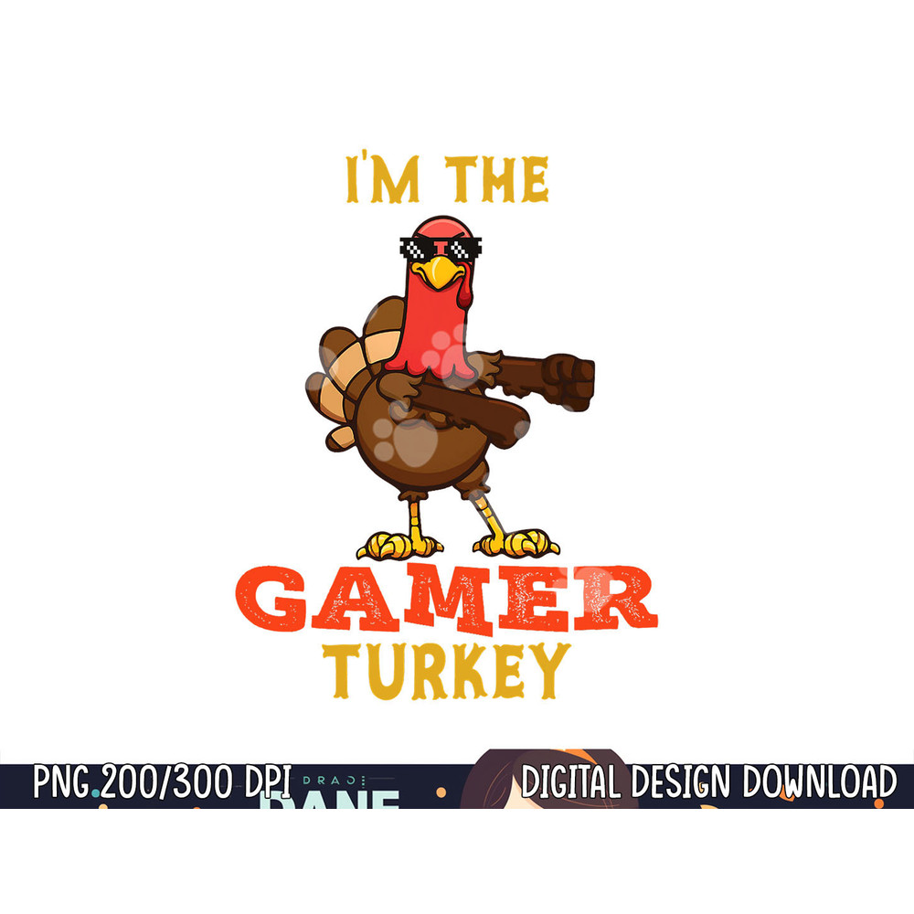 Gamer Turkey Matching Family Group Thanksgiving Gifts png, sublimation copy.jpg