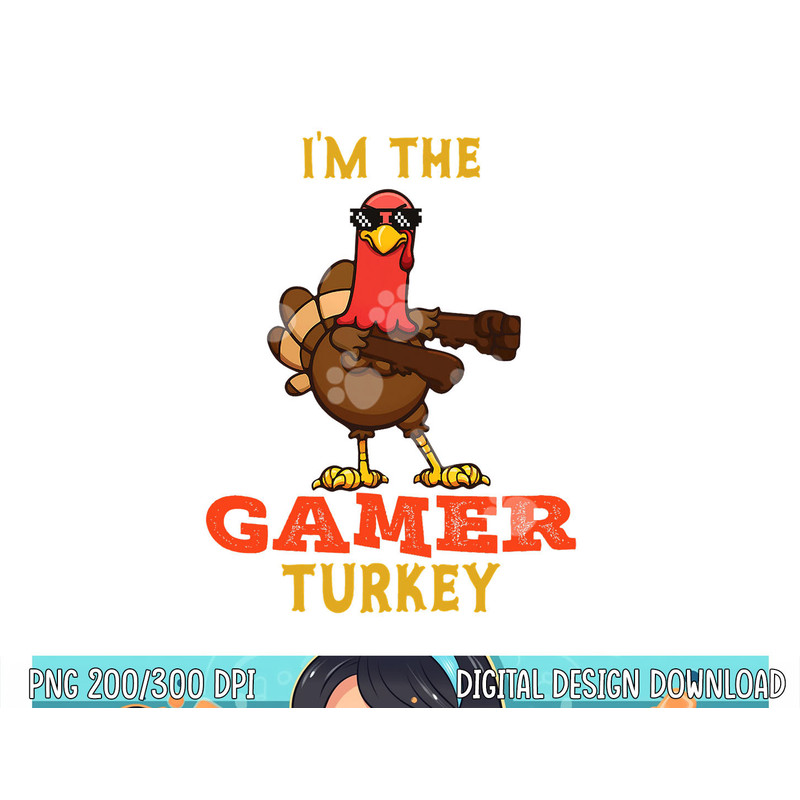Gamer Turkey Matching Family Group Thanksgiving Gifts png, sublimation copy.jpg