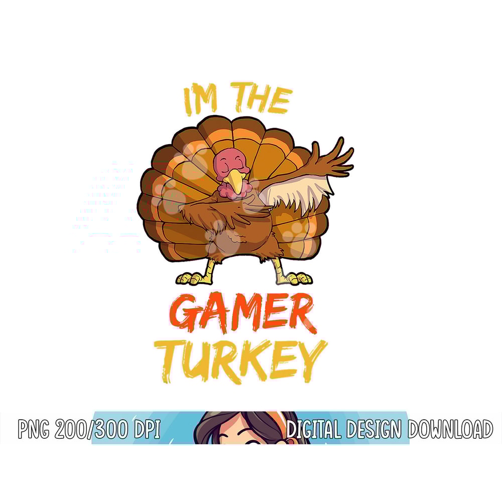 Gamer Turkey Matching Family Group Thanksgiving Party Pajama png, sublimation copy.jpg