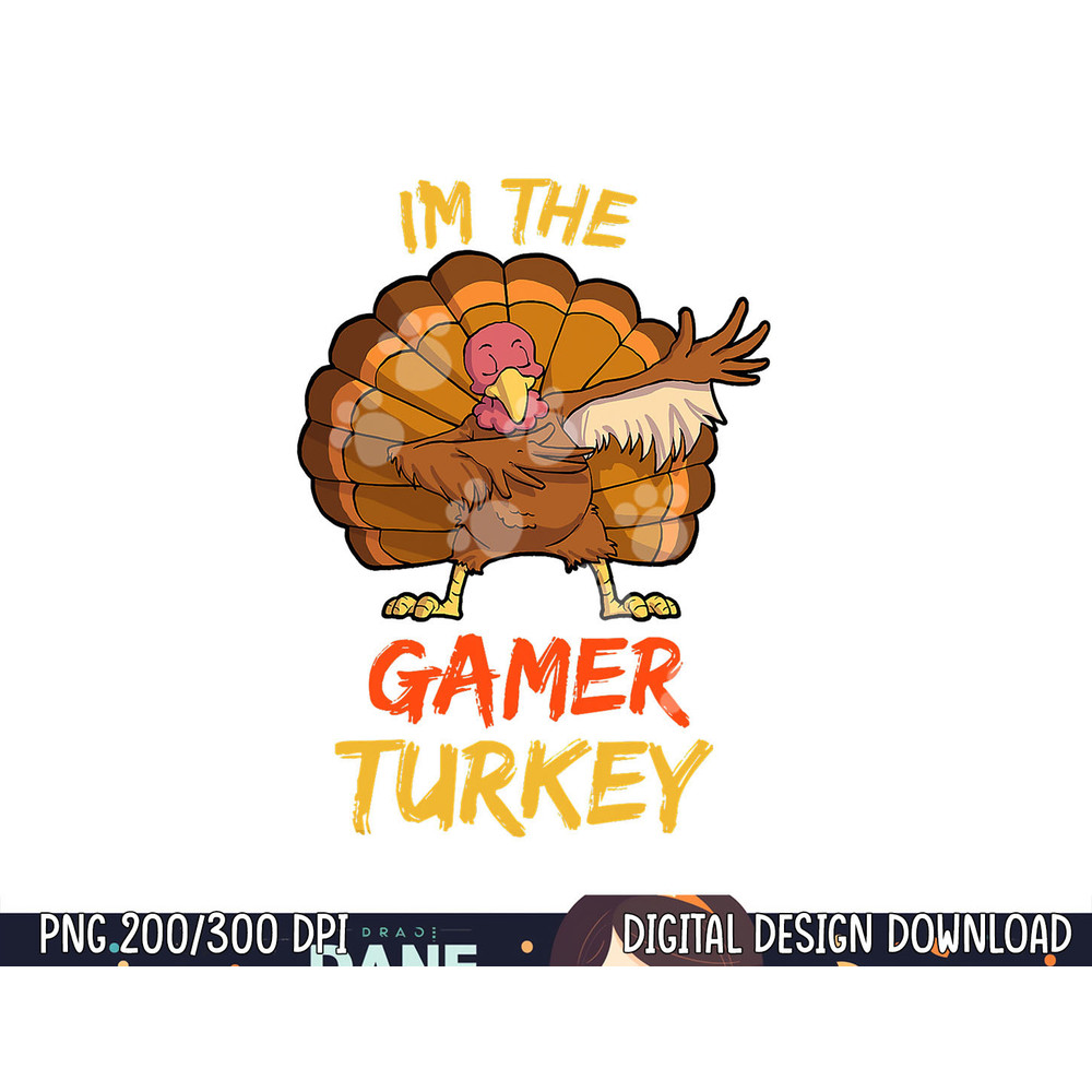 Gamer Turkey Matching Family Group Thanksgiving Party Pajama png, sublimation copy.jpg
