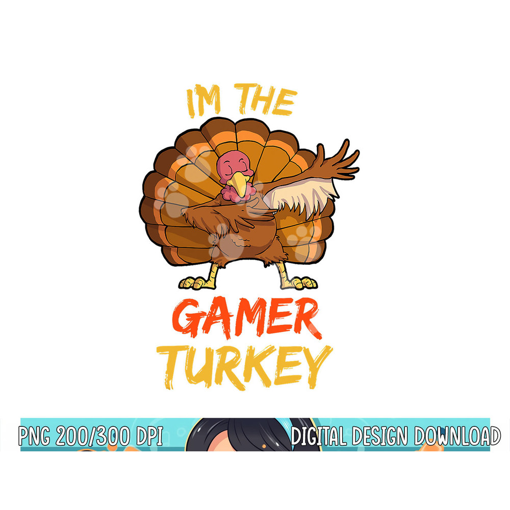 Gamer Turkey Matching Family Group Thanksgiving Party Pajama png, sublimation copy.jpg