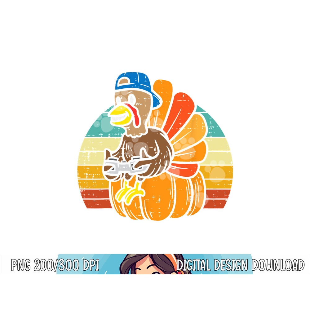 Gamer Turkey Pumpkin Retro Boys Thanksgiving Video Games Men png, sublimation copy.jpg
