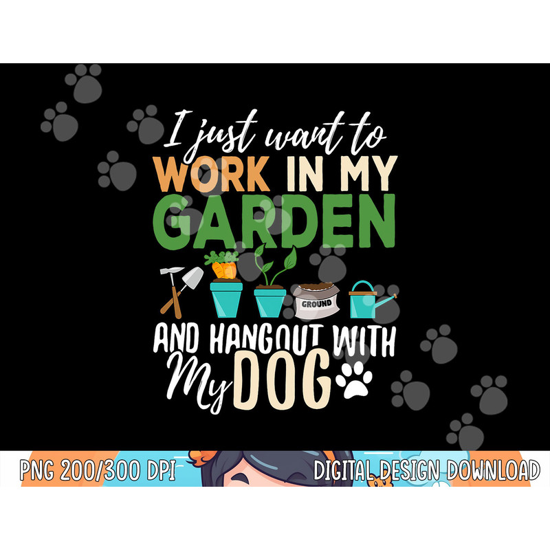 Gardening  png, sublimation Dog Lover Gardener Garden Pet Gift Plants copy.jpg