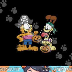 garfield halloween odie garfield pirates png, sublimation copy