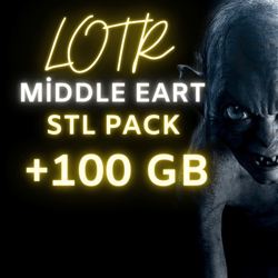 journey to middle-earth: 100gb lord of the rings 3d printer files collection