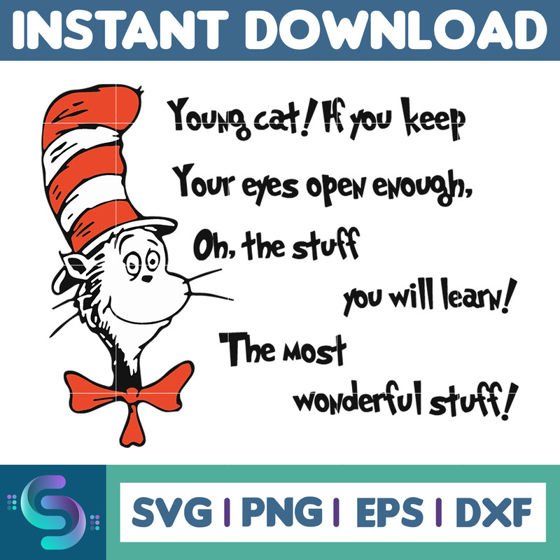 Dr.Suess Svg, Dxf, Png, Dr.Suess book Png, Dr. Suess Png, Sublimation, Cat in the Hat cricut, Instant Download (103).jpg