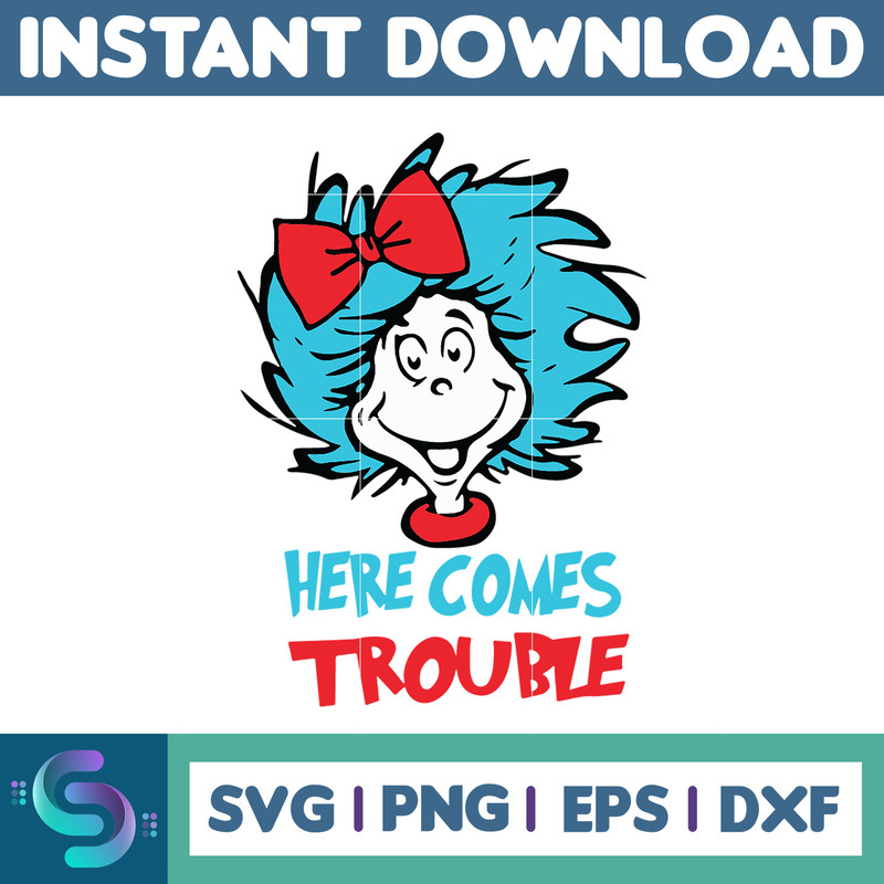 Dr.Suess Svg, Dxf, Png, Dr.Suess book Png, Dr. Suess Png, Sublimation, Cat in the Hat cricut, Instant Download (132).jpg