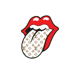rolling lips lv patternsvg, fashion brand svg, lv logo svgbrand logo svg, logo svg, fashion brand svg, beer brand svg, s