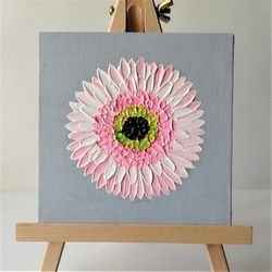 Buy Unique Gerbera Flower Impasto Painting & Textured Art
