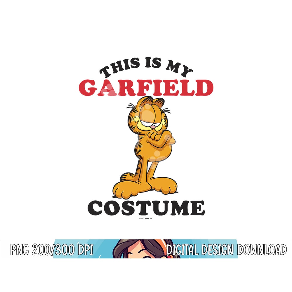 Garfield Halloween This Is My Garfield Costume png, sublimation copy.jpg