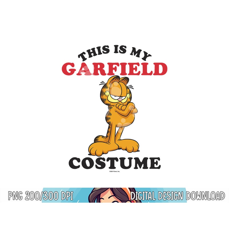 Garfield Halloween This Is My Garfield Costume png, sublimation copy.jpg