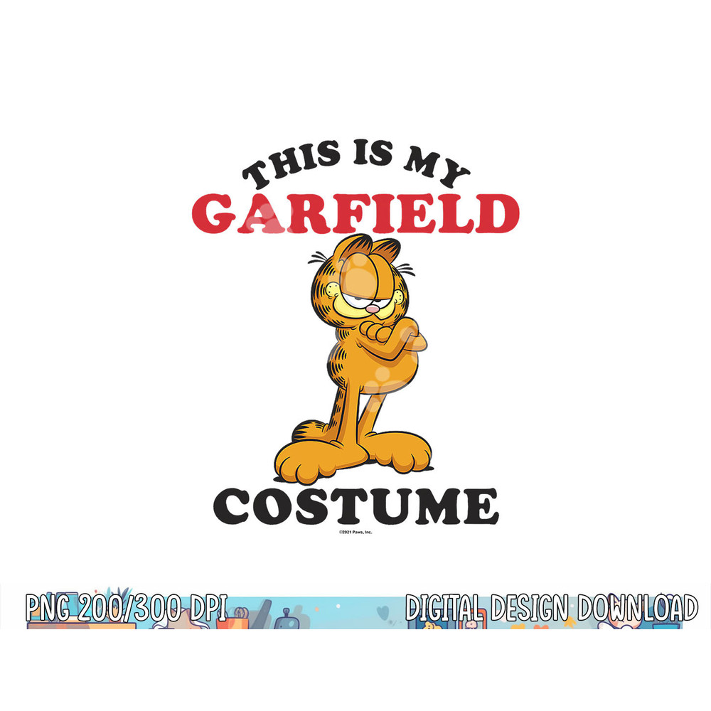 Garfield Halloween This Is My Garfield Costume png, sublimation copy.jpg