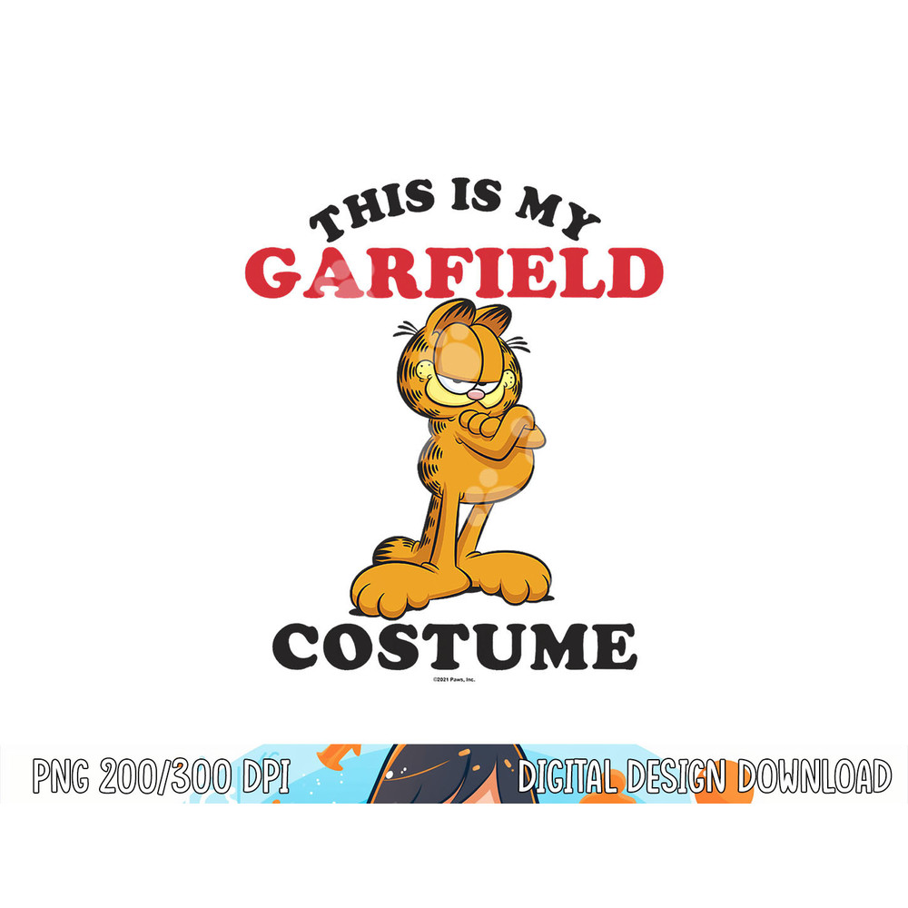 Garfield Halloween This Is My Garfield Costume png, sublimation copy.jpg