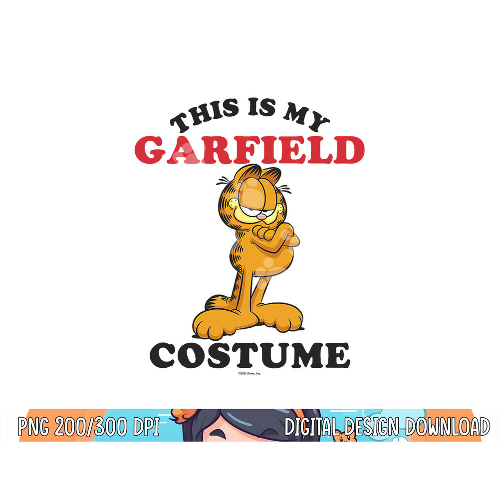 Garfield Halloween This Is My Garfield Costume png, sublimation copy.jpg
