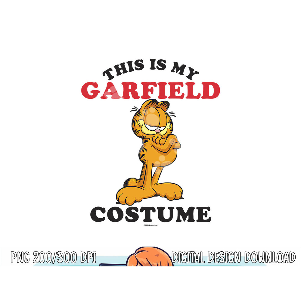 Garfield Halloween This Is My Garfield Costume png, sublimation copy.jpg