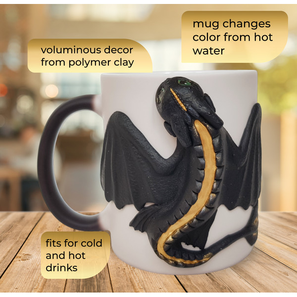 Toothless Dragon Mug How to Train Your Dragon, Color changing mug Night Fury gifs (8).png