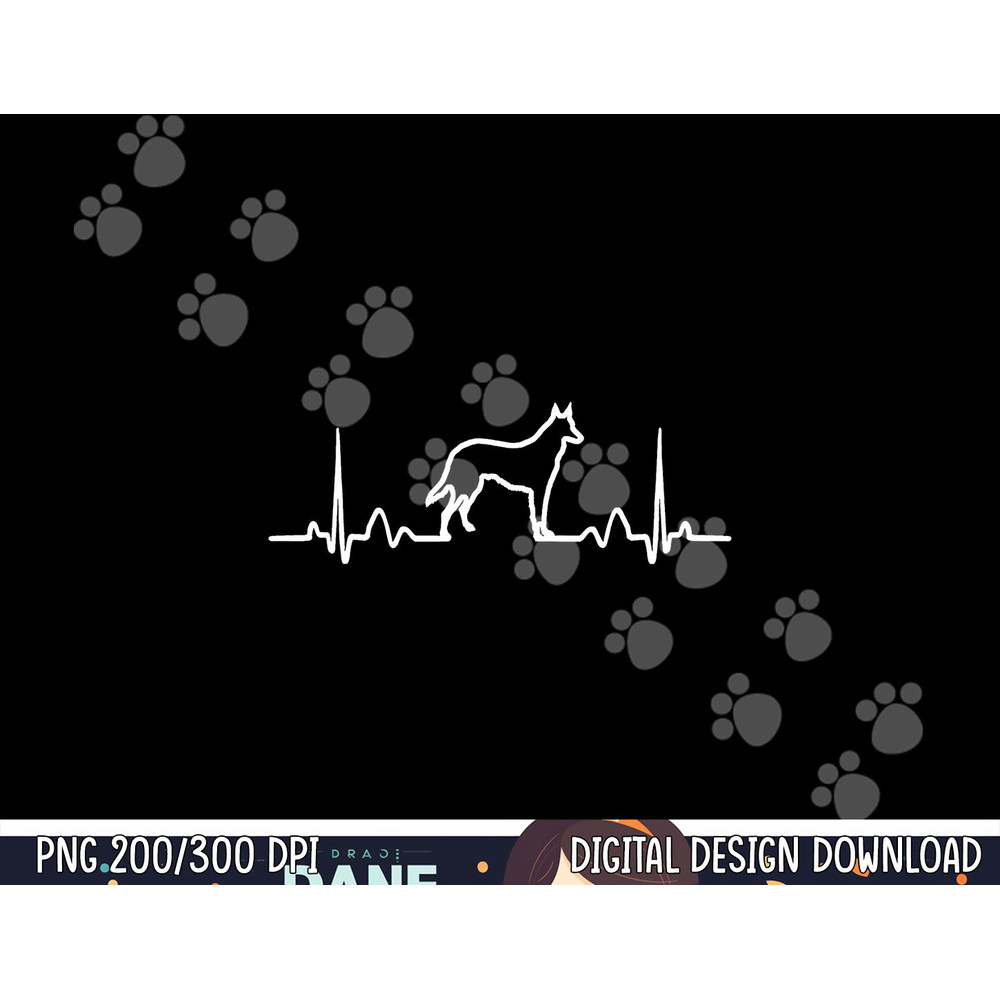 German Shepherd Dog Heartbeat Funny Dog Gift Tee Shirt  png, sublimation copy.jpg
