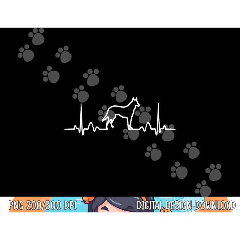German Shepherd Dog Heartbeat Funny Dog Gift Tee Shirt  png, sublimation copy.jpg