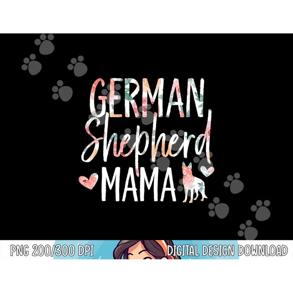 German Shepherd Mama Dog Lover for Mom Owner png, sublimation copy.jpg