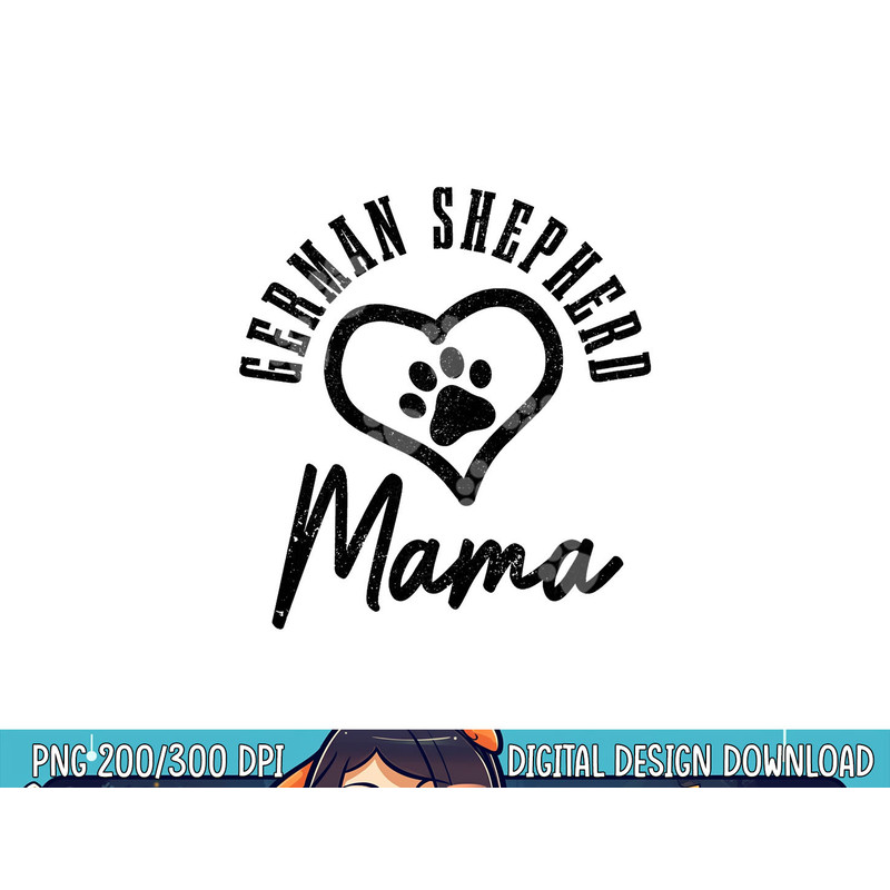 German Shepherd Mama Heart Dog Paw German Shepherd Mom png, sublimation copy.jpg