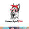 German Shepherd Mom Happy Mother s Day Red Headband Gift  png, sublimation copy.jpg