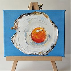 Creative Fried Egg Painting Artwork for Your Kitchen Wall Decor