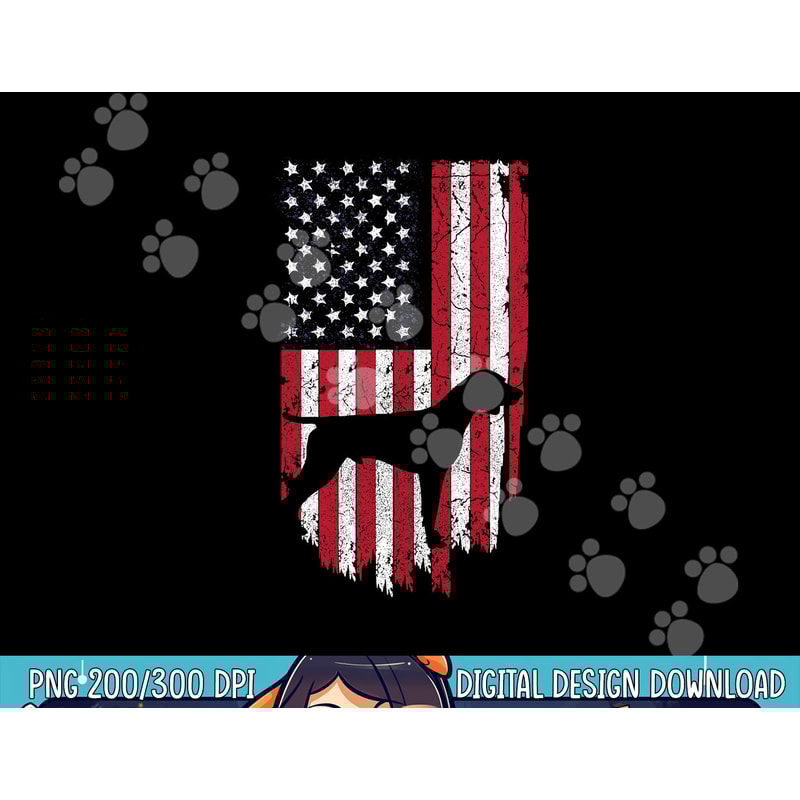 German Short-haired Pointer Dog Silhouette Shirts, American png, sublimation copy.jpg