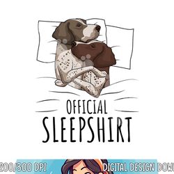 german shorthaired pointer gsp dog official sleepshirt  png, sublimation copy
