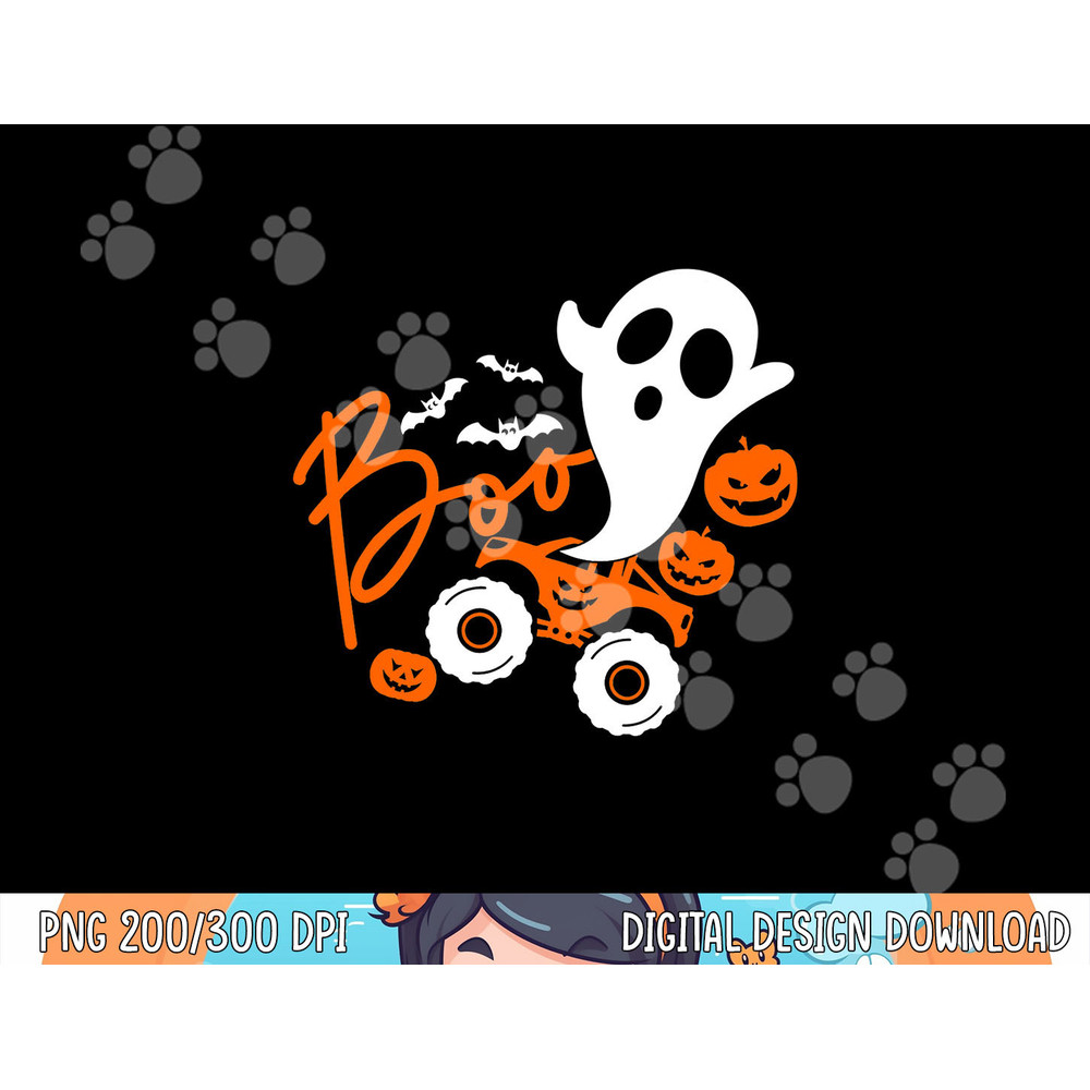 Ghost rider truck Monster Halloween pumpkin png, sublimation copy.jpg