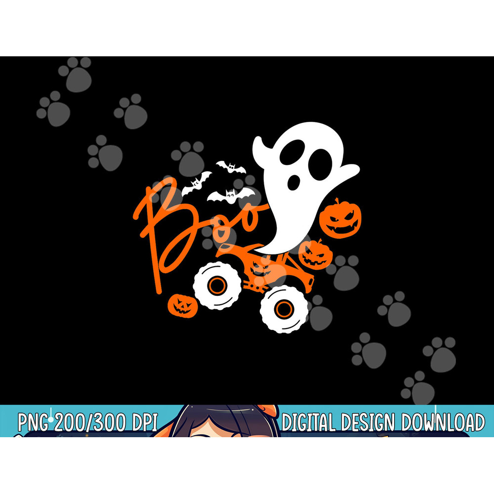 Ghost rider truck Monster Halloween pumpkin png, sublimation copy.jpg