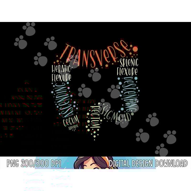 GI Endoscopy Nurse Endo Tech Colonoscopy Colon Anatomy png, sublimation copy.jpg