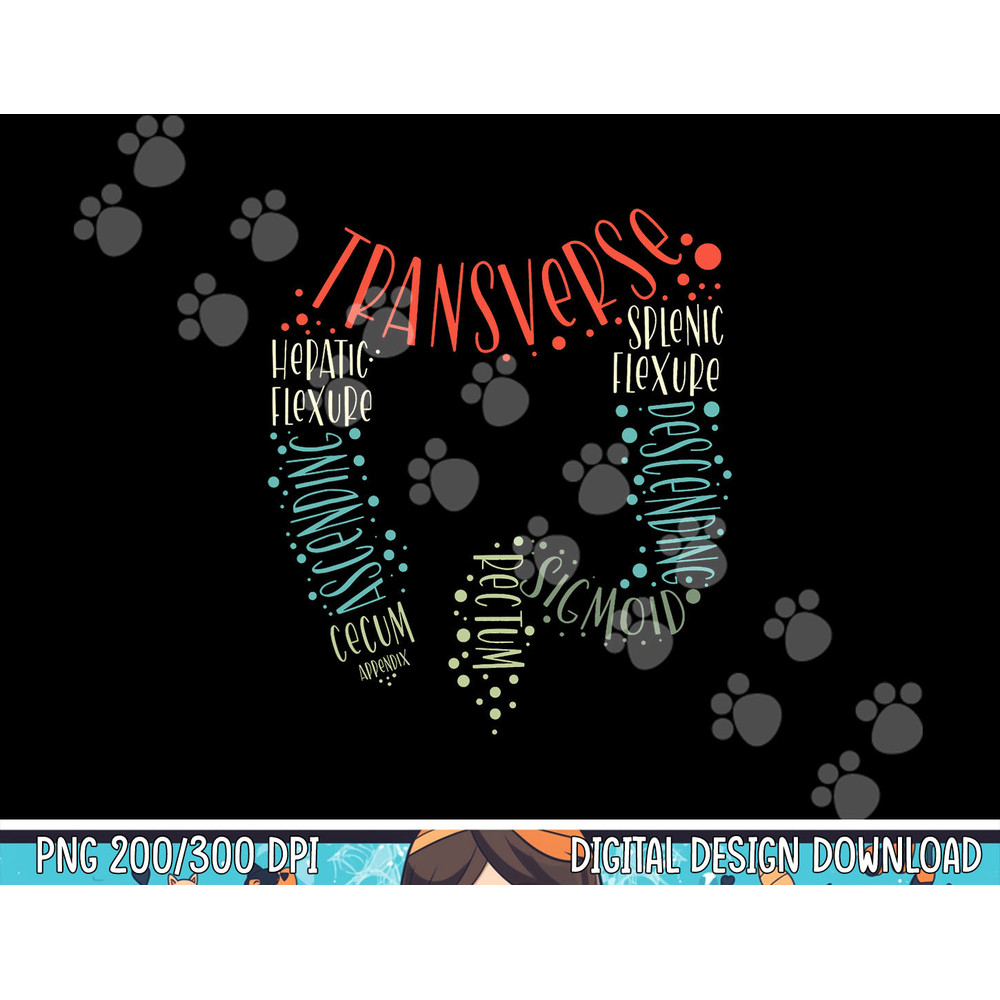 GI Endoscopy Nurse Endo Tech Colonoscopy Colon Anatomy png, sublimation copy.jpg