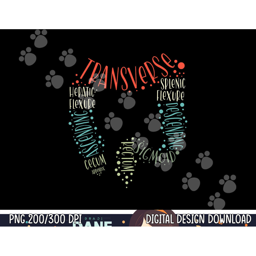 GI Endoscopy Nurse Endo Tech Colonoscopy Colon Anatomy png, sublimation copy.jpg