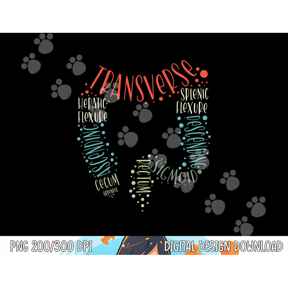 GI Endoscopy Nurse Endo Tech Colonoscopy Colon Anatomy png, sublimation copy.jpg